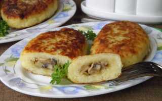 Рецепт вкусных картофельных зраз с грибами. Пошаговый рецепт с фото