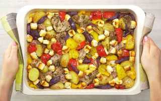 Свинина, запеченная с овощами