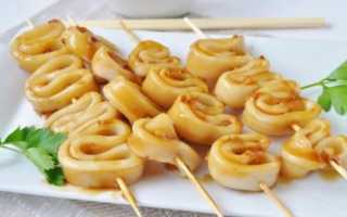 7 рецептов вкусных кальмаров на гриле
