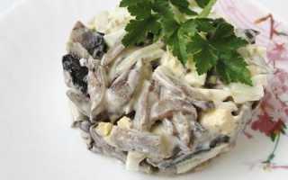 В копилку вкусных рецептов — Салат из куриных сердечек с зеленым горошком 