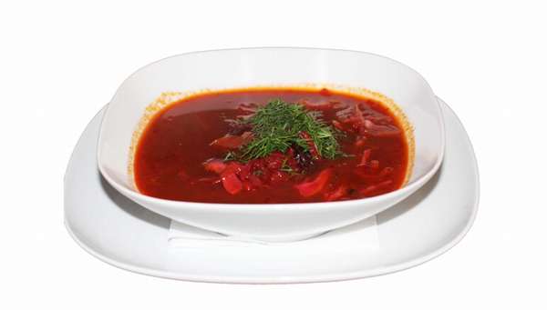 Классический овощной диетический борщ