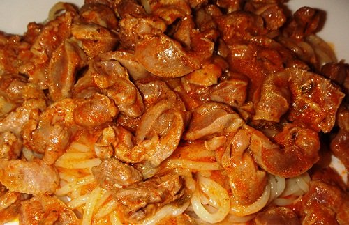 Куриные желудки рецепты