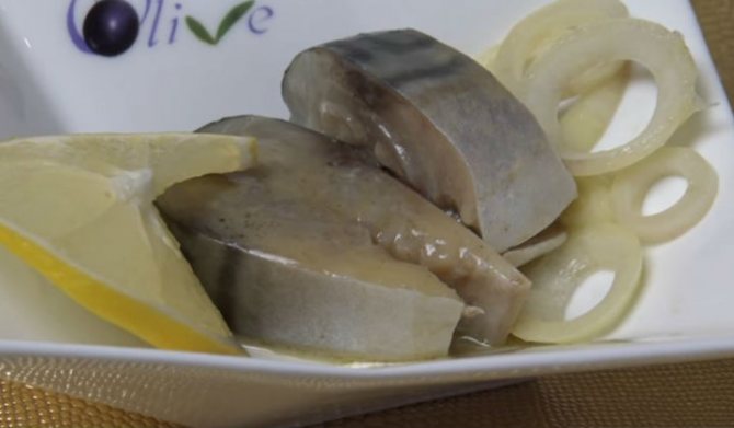 Очень вкусная соленая скумбрия